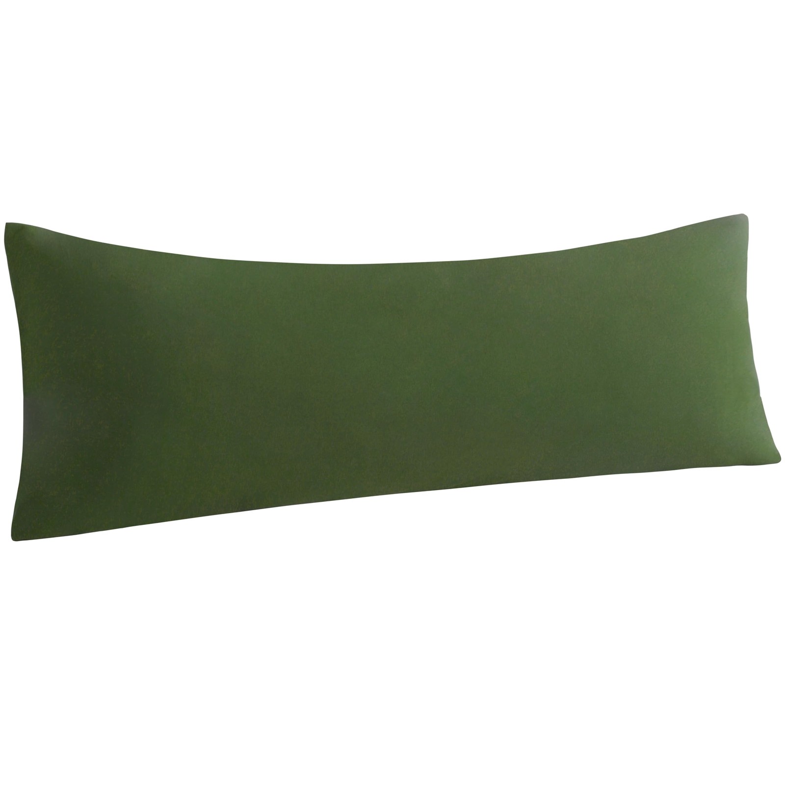 Microfiber Body Pillow Cover, Envelope Closure, Ultra Soft Durable, Green gallery