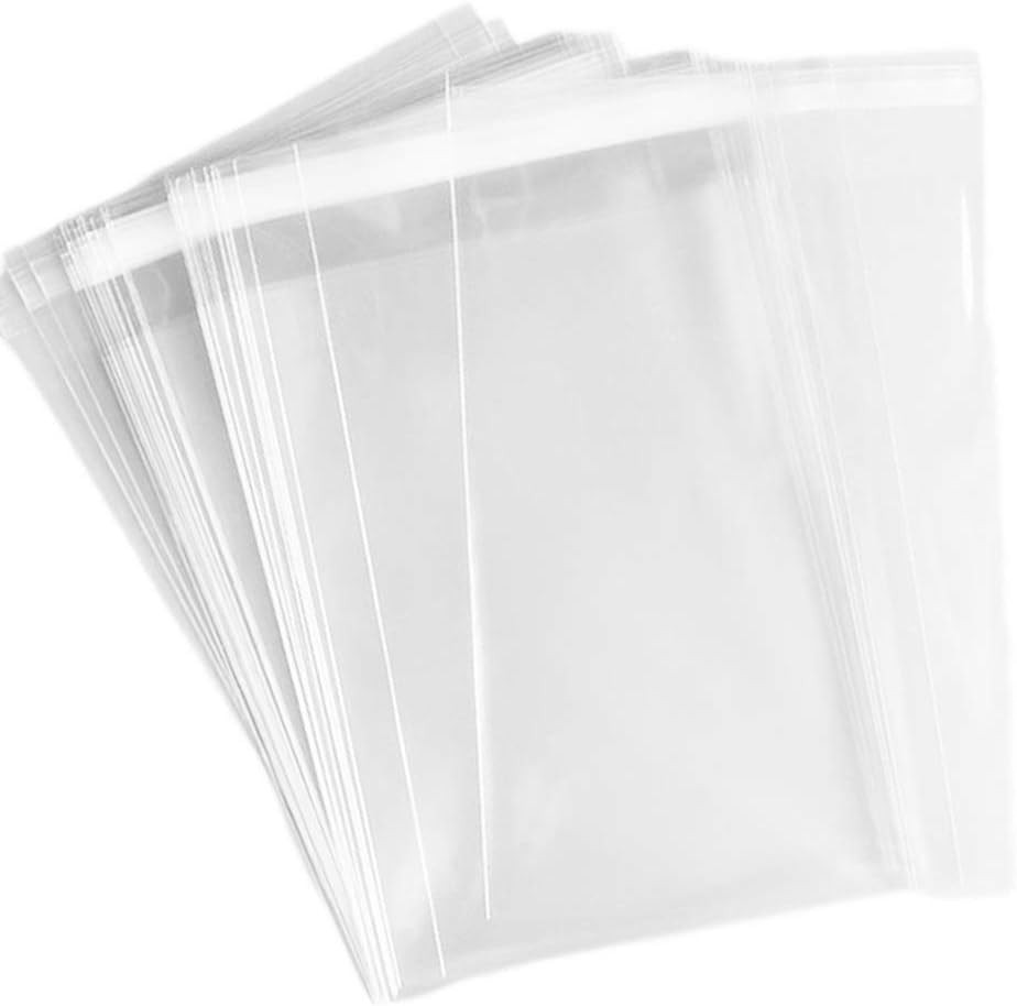Delatanus 150 Pcs 5-1/2'' x 7-1/2'' Clear 150 count (Pack of 1), clear gallery