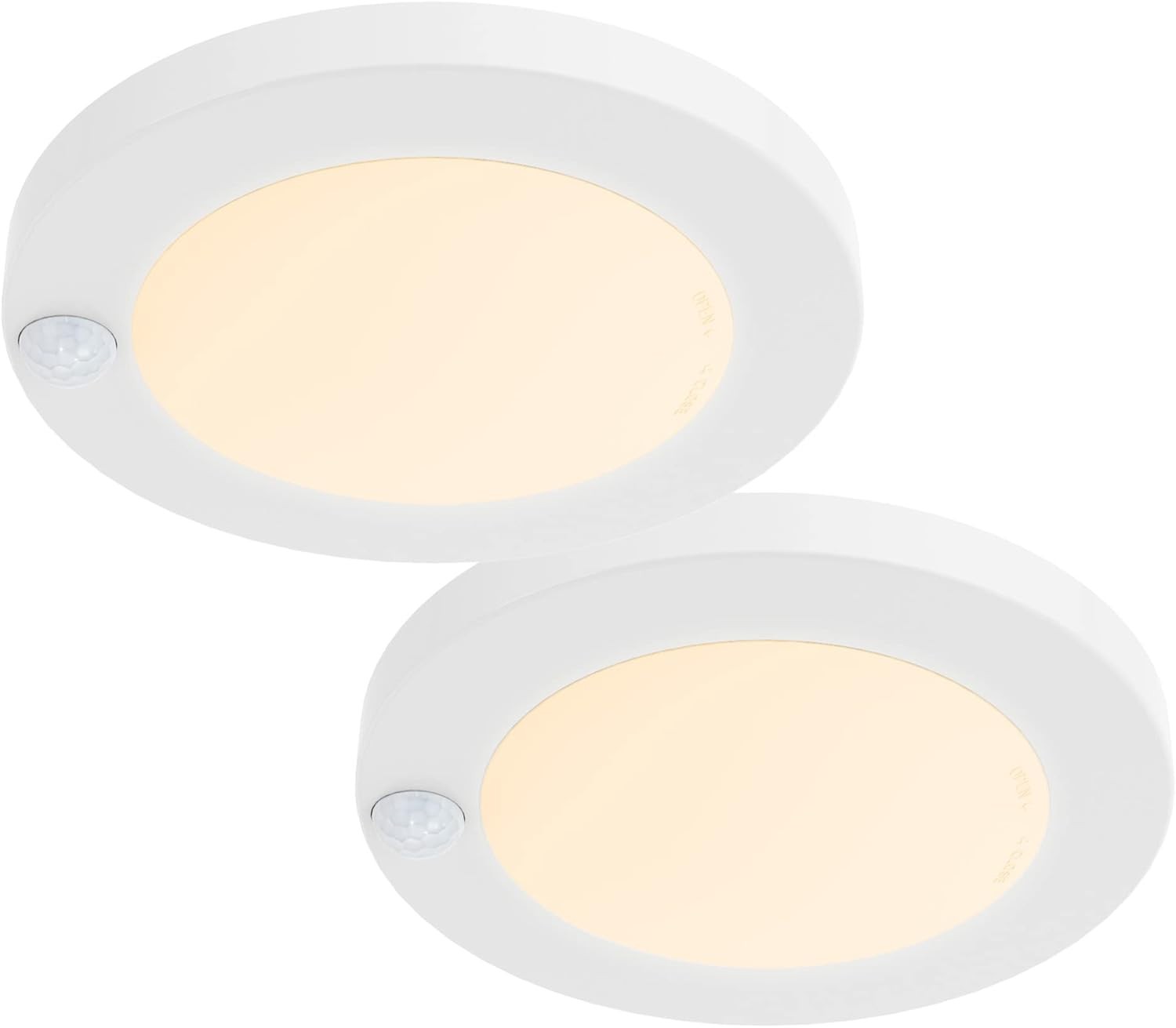 ZAGO LED 6" 120 Volts Closet Light Wired PIR Motion Sensor Ceiling Disc Light gallery