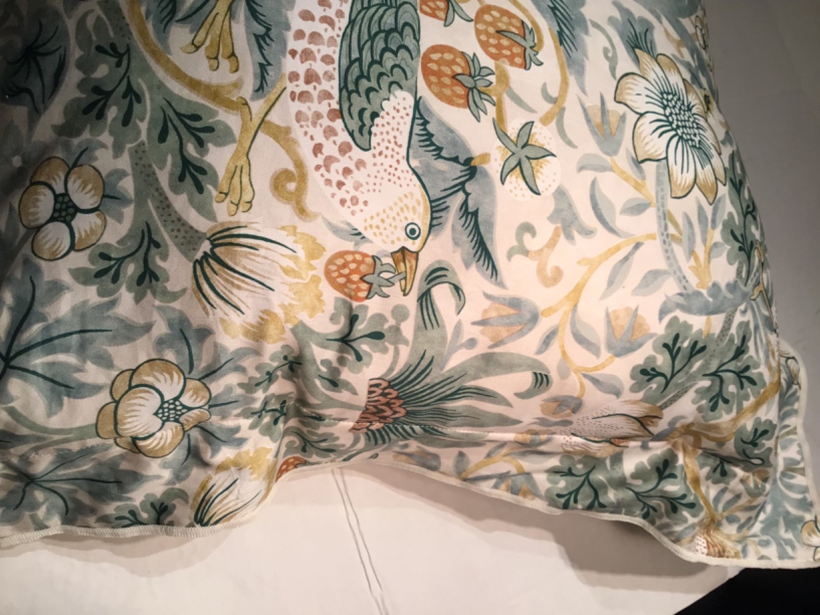 WILLIAM MORRIS & Co Pillow Cover & Insert 18 x 18 Strawberry Thief green gallery