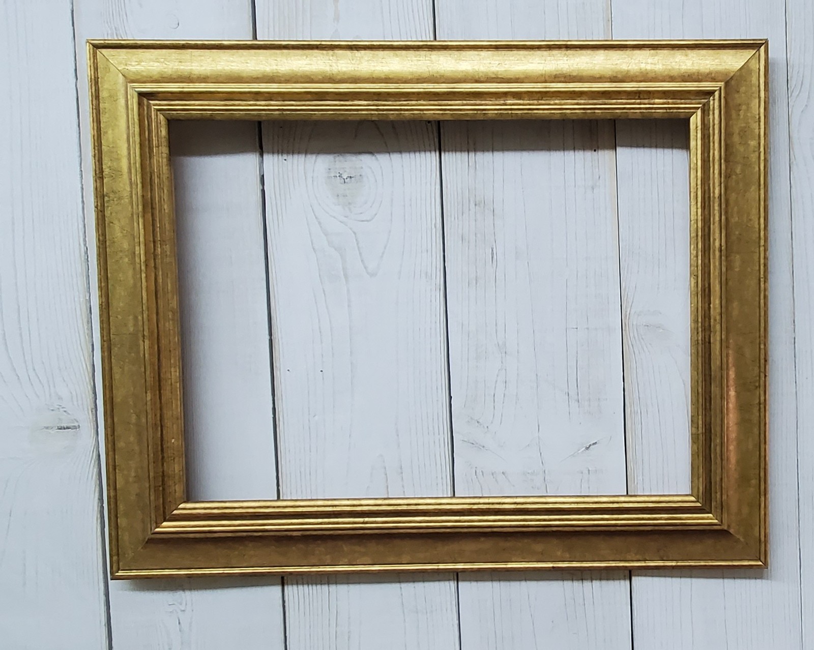 Gold 12x16 Handmade Open Frame for photographs, prints, picture Made in USA gallery