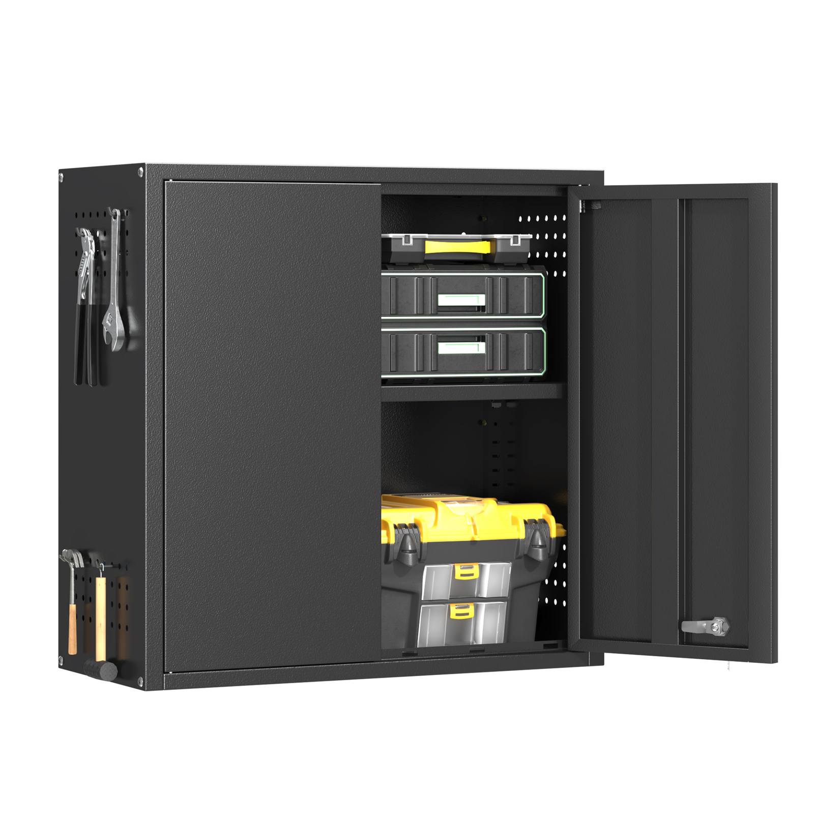Wall Mounted Metal Lockable Storage Cabinet Garage Wall Cabinet Tool Cabinet gallery