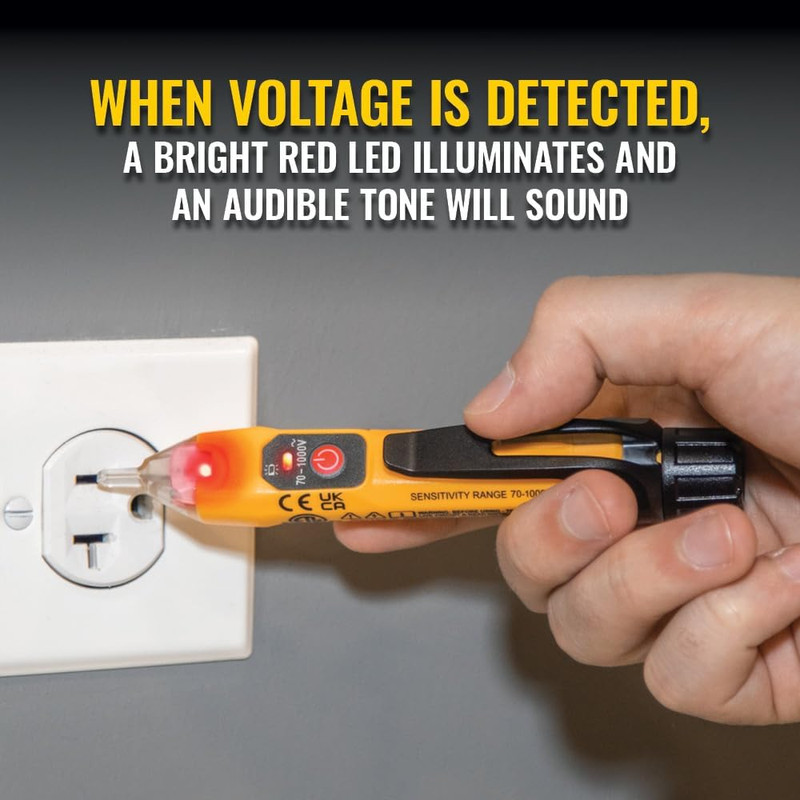 Klein Tools Voltage Tester, Non-Contact Low Voltage Test Pen, 70V to 1000V AC, gallery