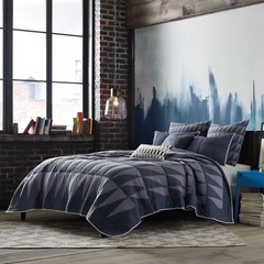 Studio 3B by Kyle Schuneman Atticus European Pillow Sham in Navy
