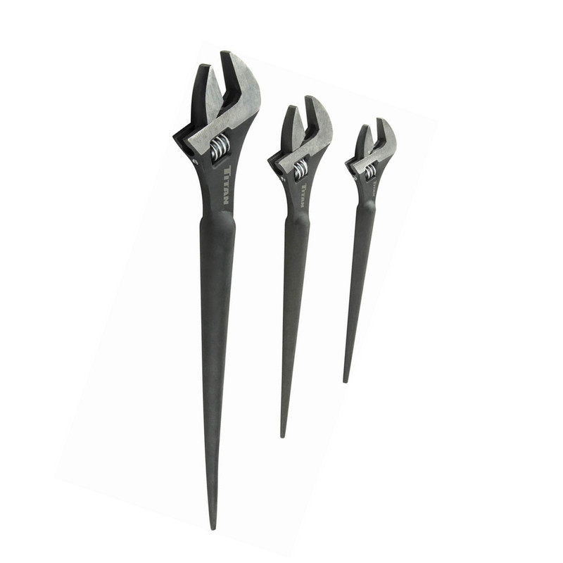 Titan 223 Adjustable Construction Spud Wrench, 3-Pc Set gallery