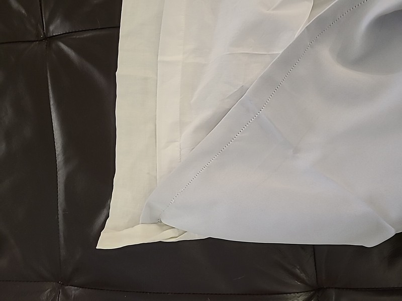 DRAPE 100% LINEN FACE 100% POLYESTER LINING 50X108IN 3IN1POLETOP POTTERY BARN gallery