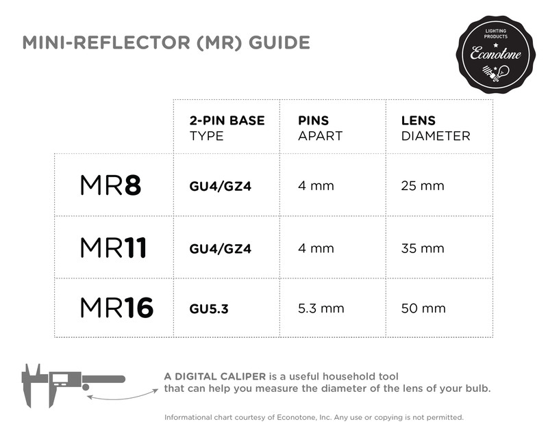 2 Pack 5 Watt MR11 12 Volt Precision Reflector Fiber Optic Light Bulb 5W 12V gallery