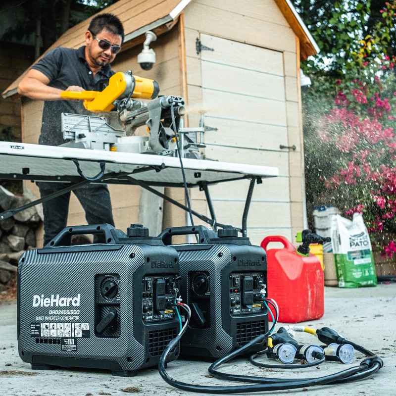 DIEHARD GASOLINE INVERTER GENERATOR GAS GENERATORS PORTABLE FOR HOME ONLY 34 LBS gallery