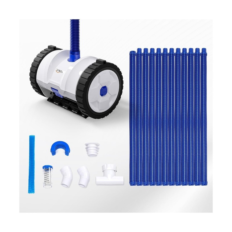 (2025 Upgrade) VINGLI Automatic Suction-Side Pool Vacuum Cleaner, Powerful Wa... gallery