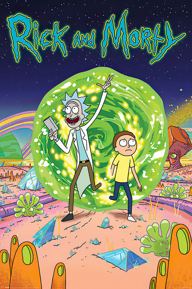 Rick And Morty - TV Show Poster / Print (Portal) (Size: 24" X 36") gallery