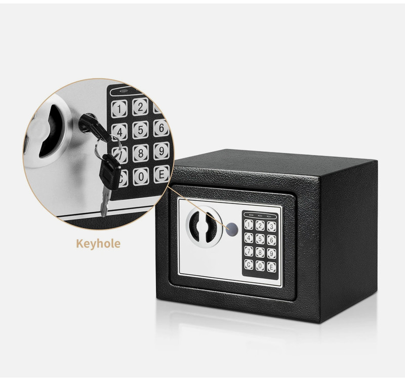 Digital Safe Box fireproof Security lock box for Home Office Cash Jewelry Gun gallery