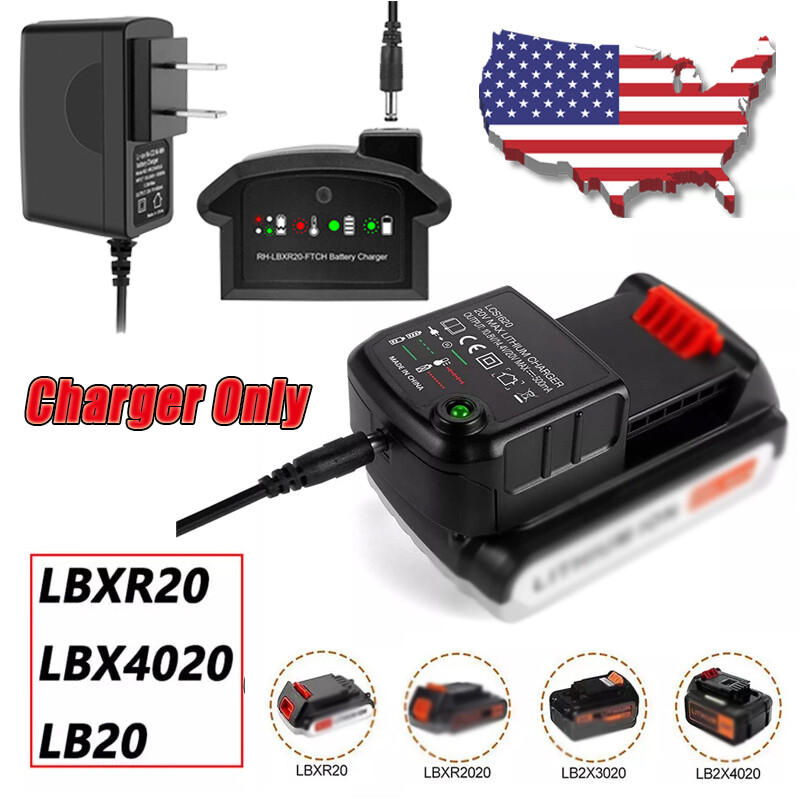 20V MAX Lithium LCS1620 Battery Charger For Black Decker LBXR20 LB20 Tools Drill gallery