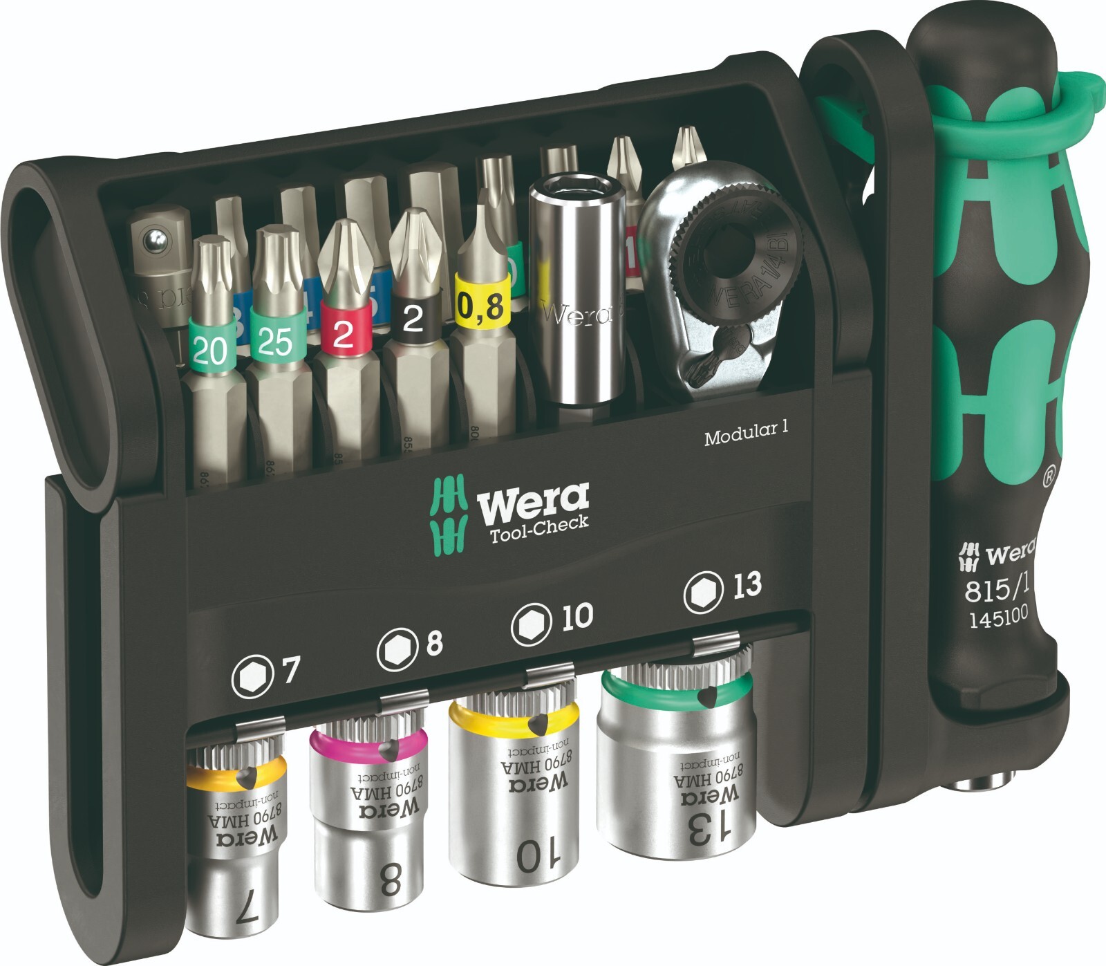 Wera Tool-Check Modular 1 21 Pieces Metric 05049000001 gallery