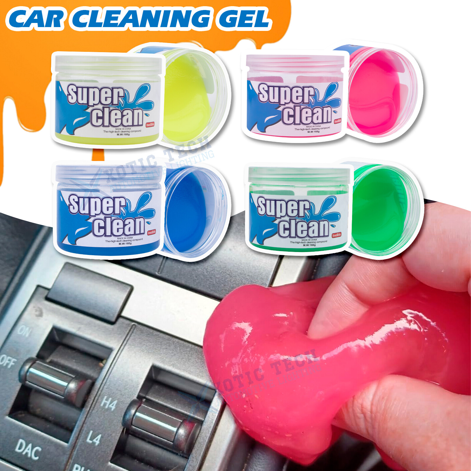 Reusable Cleaning Gel Universal Dust Cleaner Slime Pc Keyboard Car Auto Dusting gallery