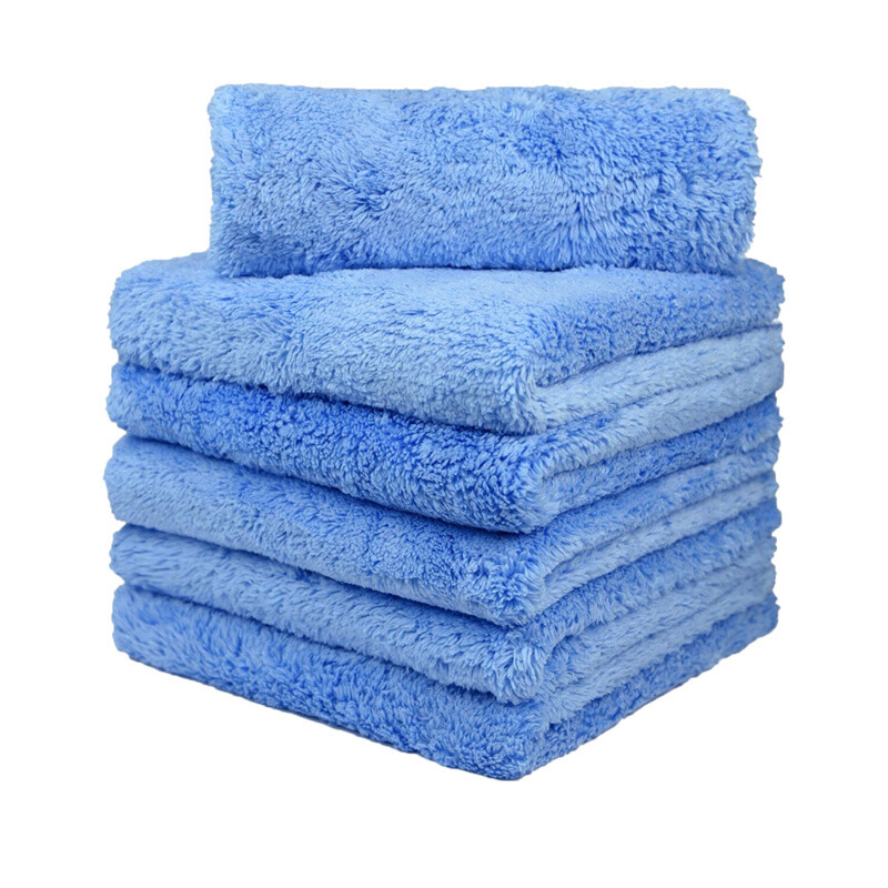 6 Pc Premium Plush Microfiber Towel Professional Car Wash Drying Cleaning 16x16"