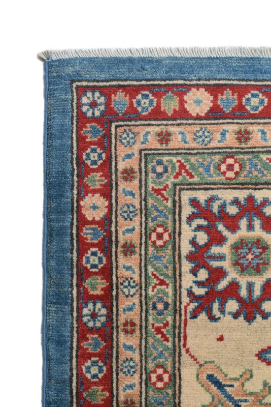 9x12' Blue Handmade All Over Pattern Kazak Rug #S1179 gallery