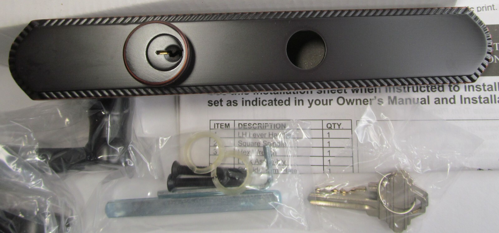 NEW BRONZE STORM DOOR MULTI-POINT MORTISE LOCK SET/ KIT HARDWARE HSI DH 278 gallery