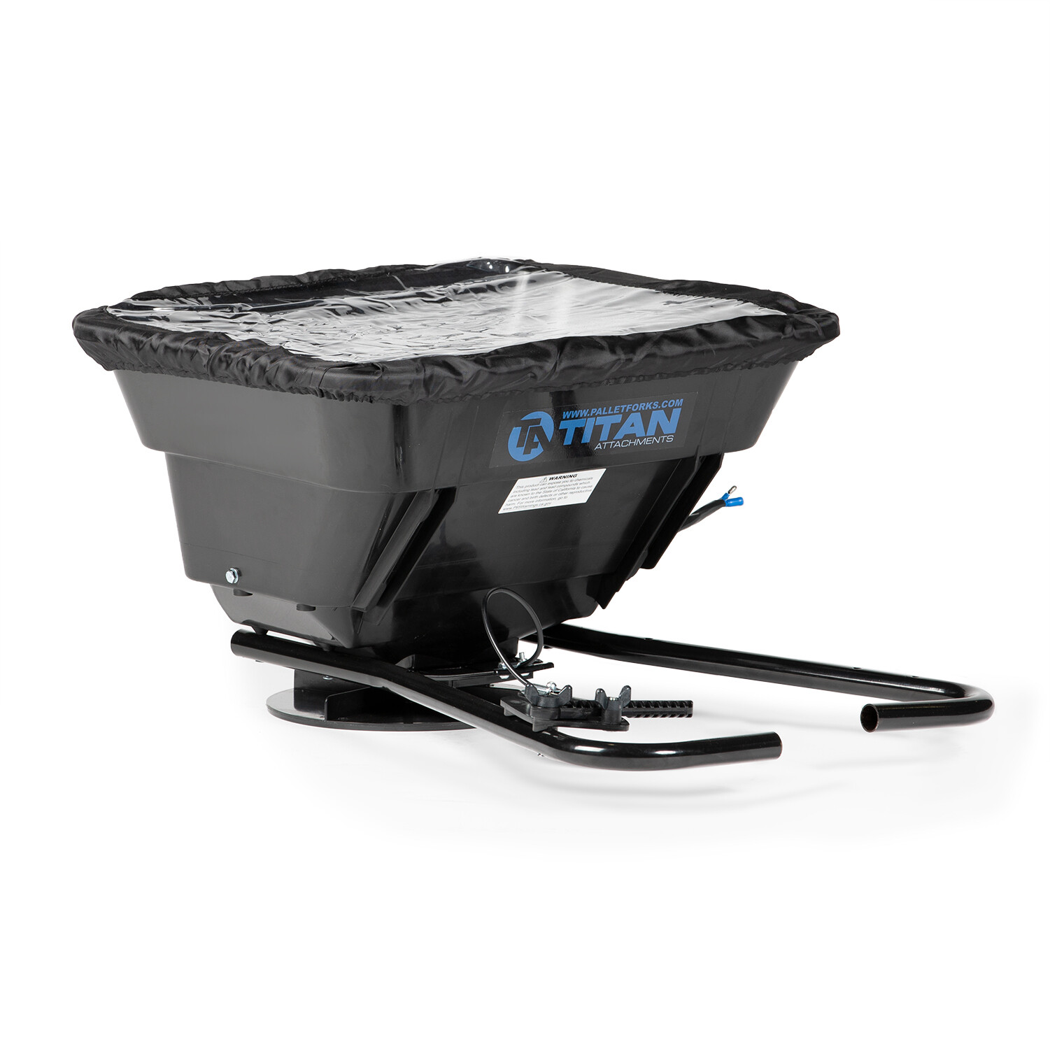 Titan Attachments 12 Volt ATV/UTV Broadcast Spreader, 80 LB Capacity, With Rain gallery