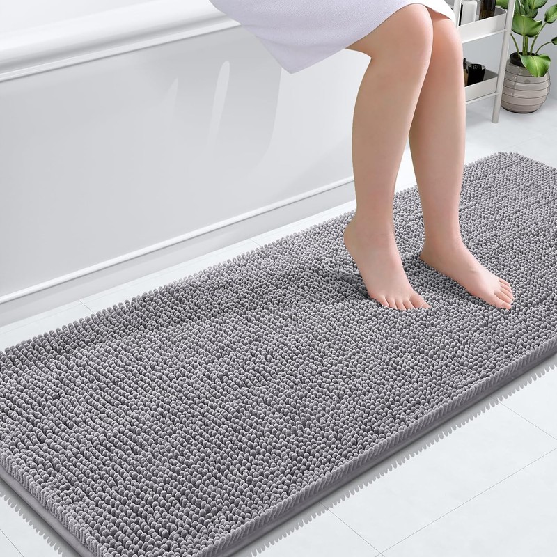 Bathroom Rugs Extra Soft Absorbent Chenille Bath Mats for Bathroom Floor gallery