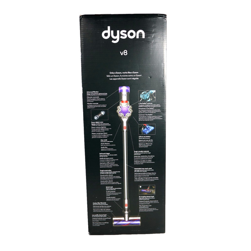 Dyson V8 Plus Cordless Vacuum, Cleans Hard Floors and Carpets, Detangle NEW OPEN gallery