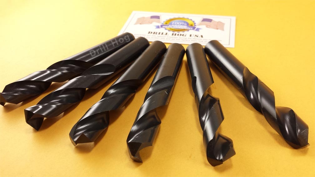 1/2" Stubby Bit Machine Screw Length Stub Bit Drill Hog Lifetime Warranty 6 Pcs gallery