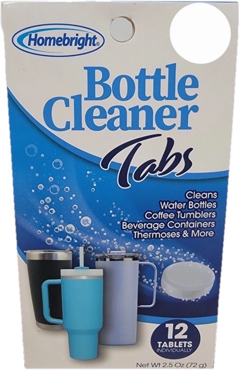 Bottle Cleaner Tablets 1pk 12pcs Cleans Water Bottles,Coffee/ Metal Tumblers-NEW gallery