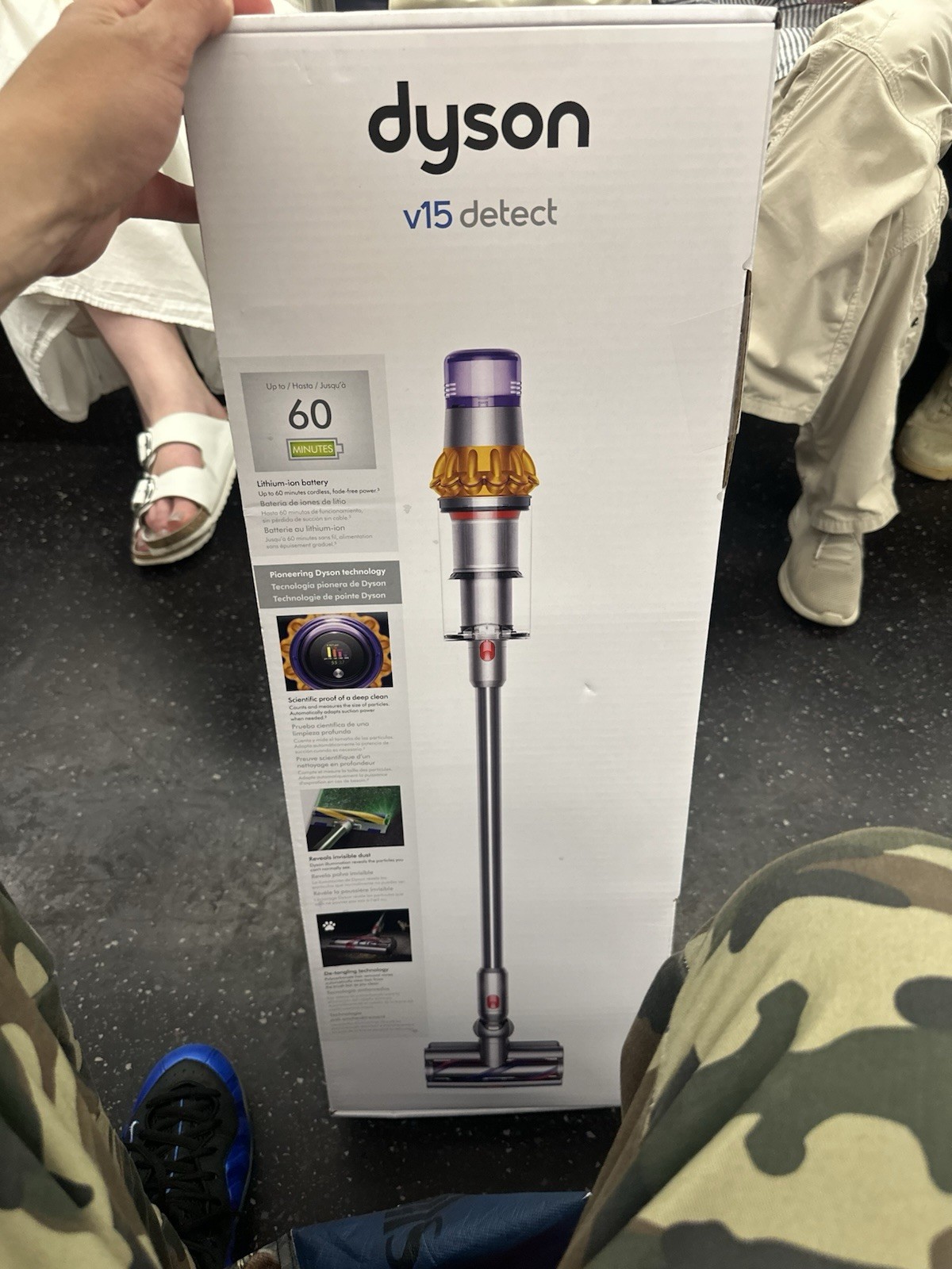 Dyson V15 Detect - Cordless Stick Vacuum (Gold) gallery