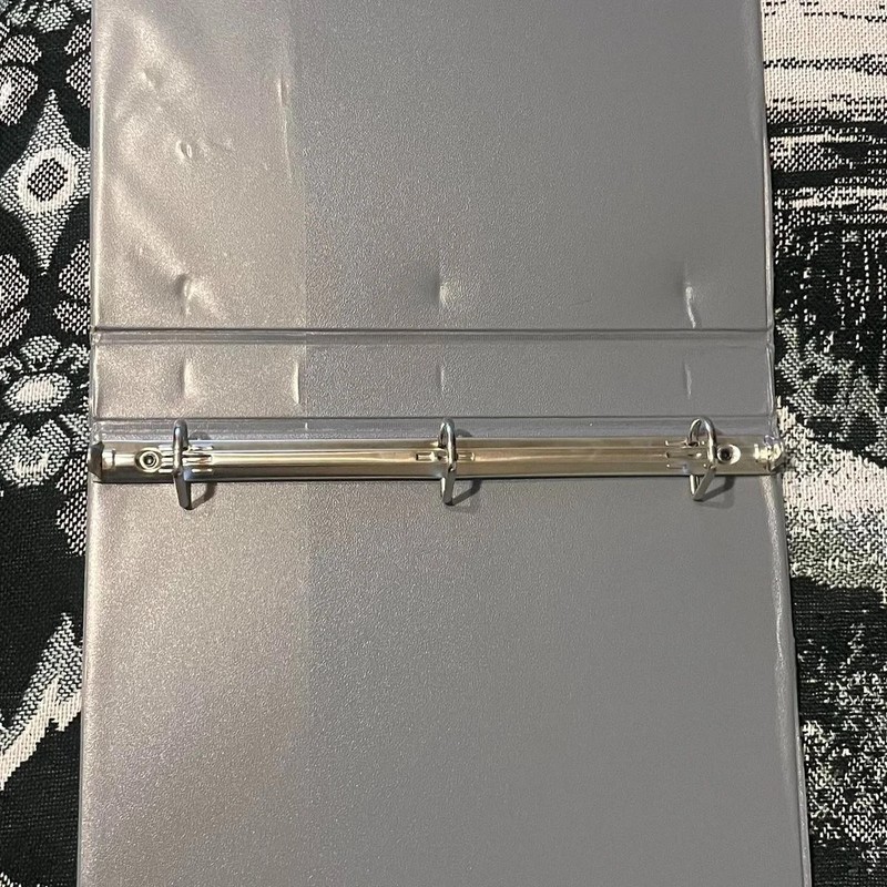 2 Binders (Black & Gray) + 1 Blue Composition Notebook READ DESCRIPTION gallery