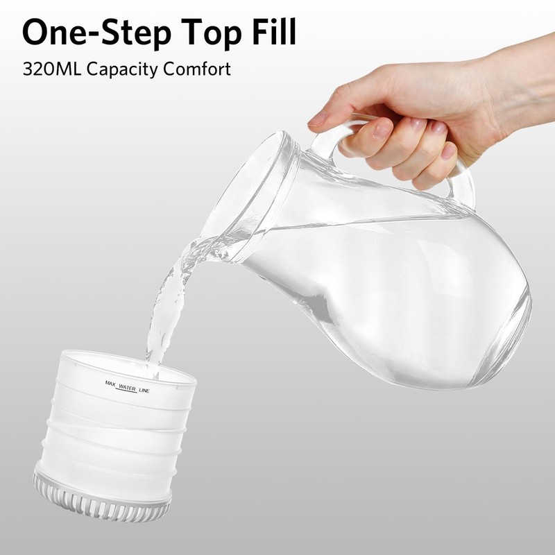 Portable Aromatherapy Diffuser 280ml, Rechargeable Essential Oil Diffuser wit... gallery