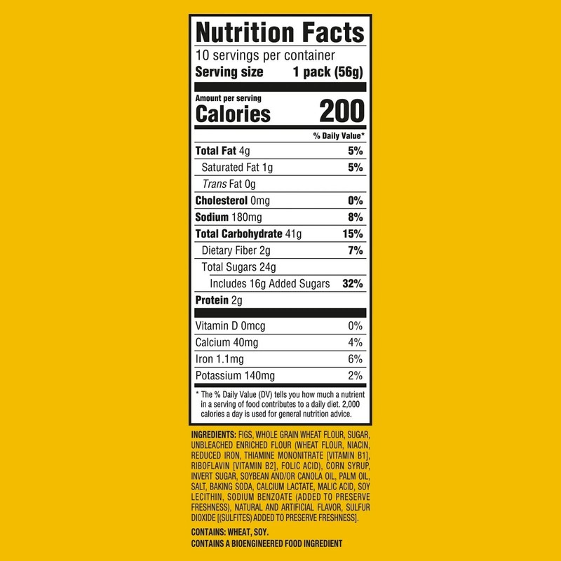 Newtons Fig Bars Soft Fruit Chewy Cookies – 10 Snack Packs (2 Cookies per Pack) gallery