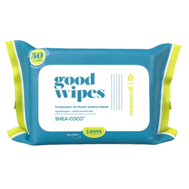 Goodwipes Flushable & Biodegradable Wipes with Botanicals, Shea Coco,3 Packs NEW gallery