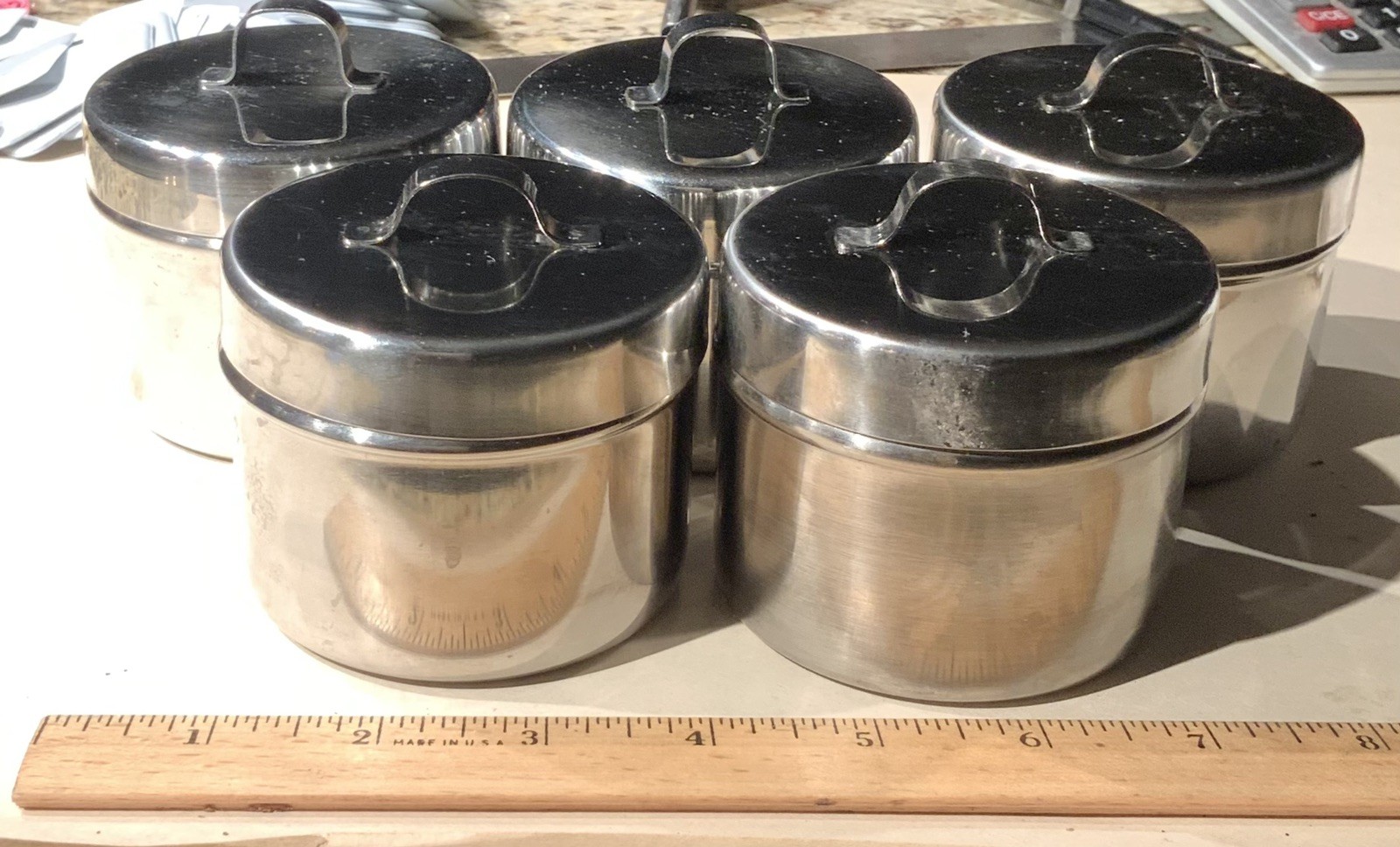 Stainless Steel Small Canisters Dentist Office 6 Ounces Vollrath Anchor (5) gallery
