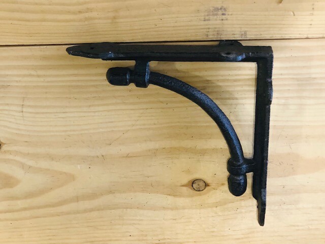 8 Bookshelf Brackets Corbels Wall Cast Iron Rustic Farmhouse 6 1/2" X 6 1/2" gallery