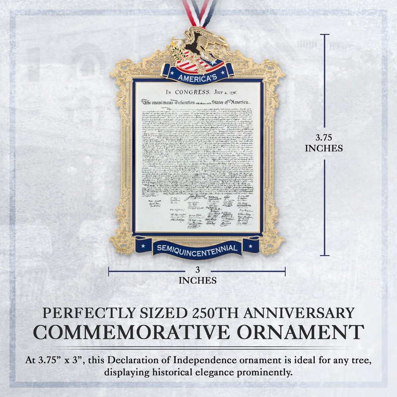 Official Commemorative Ornament of Americaâ€™S 250Th Anniversary | 2026 White... gallery