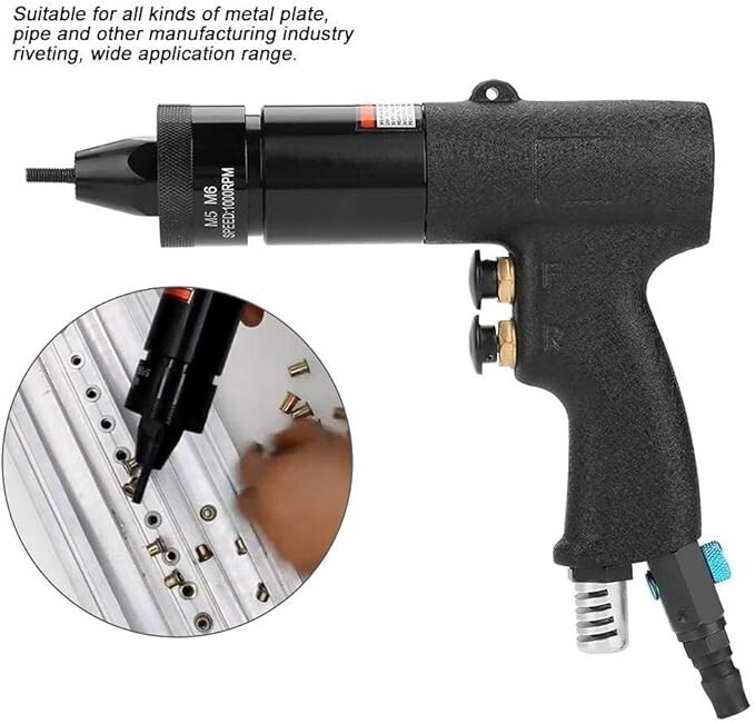 LIKE NEW Pneumatic Rivet Nut Tool M5/M6 – Fast & Easy Riveting Tool gallery
