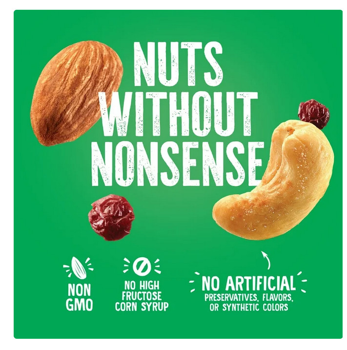 Emerald Nuts Cashews & Almonds with Dried Cranberries, 100 Calorie Packs, 10 Ct gallery