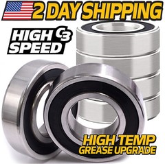 (6 Pack) Bearing fits Snapper PRO Ferris 5023330SM 5023330 w/C3 & Hi-Temp Grease