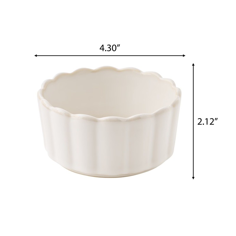 Colette Stoneware Ramekins, Purple, Set of 4 gallery