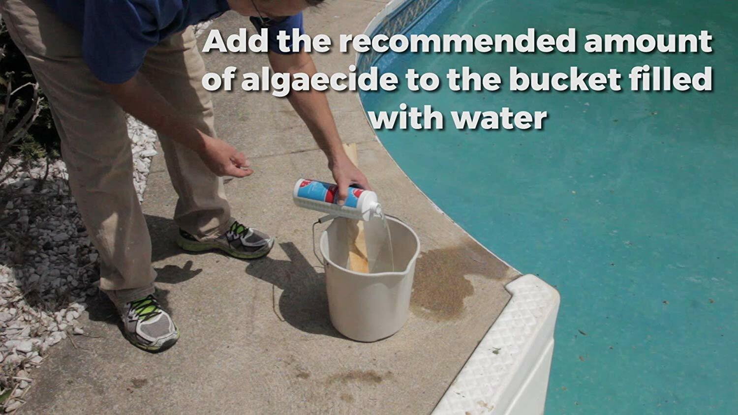 Rx Clear Swimming Pool 60 Plus Prevents Algaecide Chemical - 4 x 1 Quart Bottles gallery