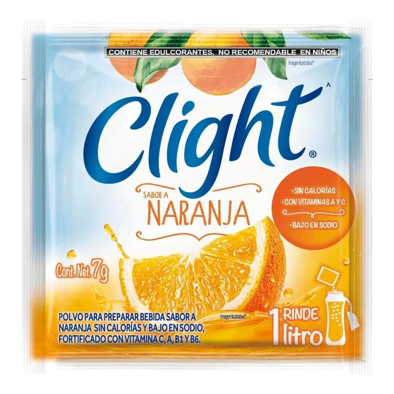 50 x Clight No Sugar Needed Makes 1 Liters Of Drink Mix 7g From Mexico Assorted gallery