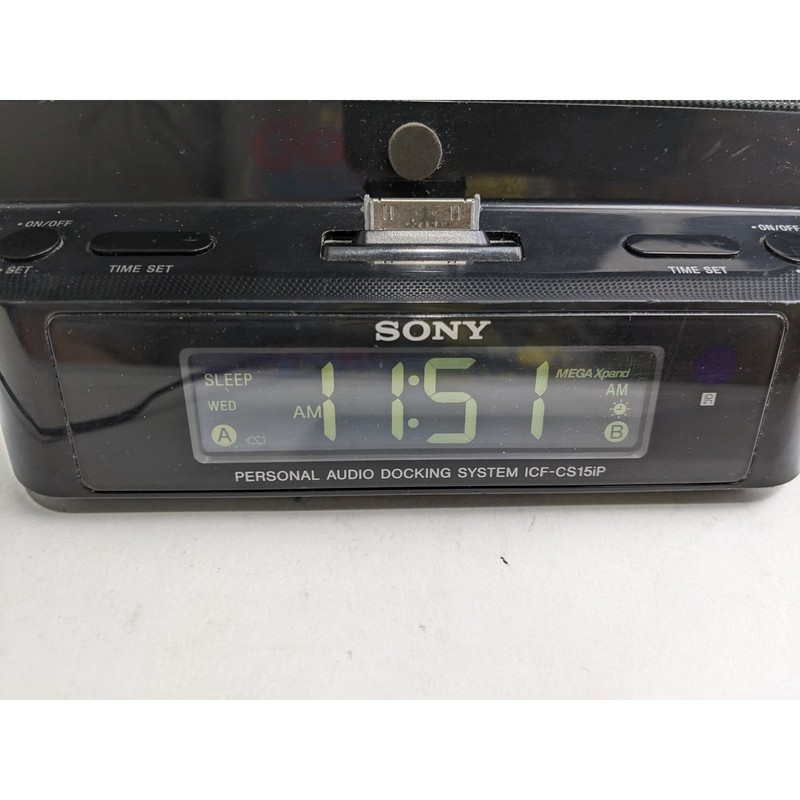 Sony ICF-CS15iP Personal Audio Docking System Dream Machine Clock Radio gallery