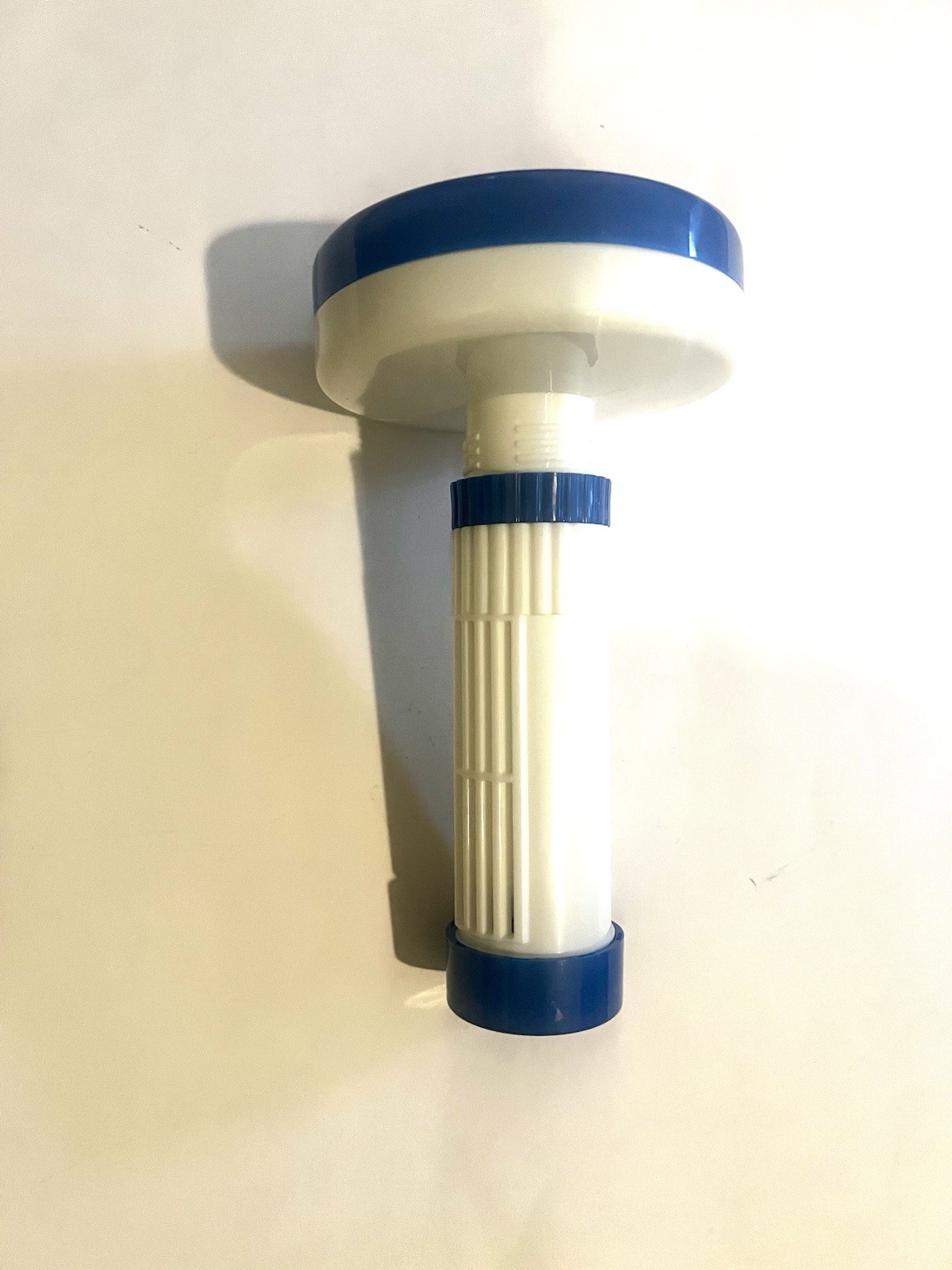 Floating Spa Hot Tub Tablet Dispenser Chemical Floater, Blue/White for 1” Tabs gallery