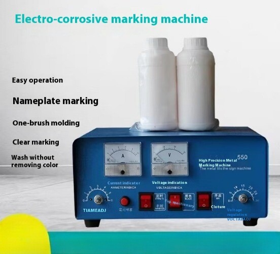Electrocorrosive Marking Machine Stainless Steel Kitchenware Logo Coding Machine