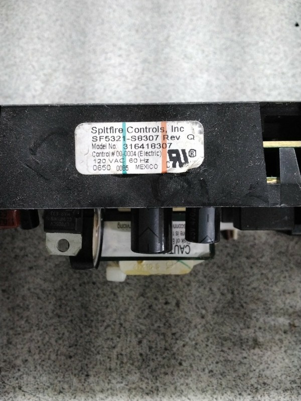 Frgidaire Range Control Board Part # 316418307 gallery