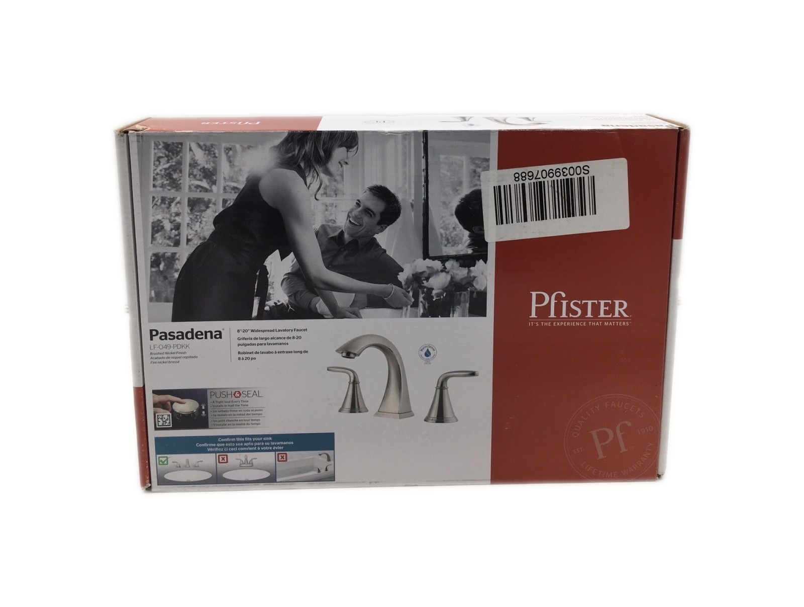 Pfister Pasadena 8 in. Widespread 2-Handle Bathroom Faucet in Brushed Nickel gallery