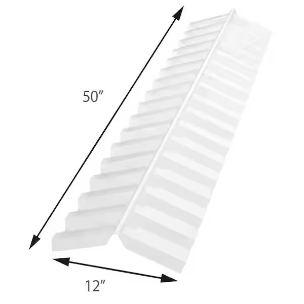 Suntuf 4 ft. Polycarbonate Ridge Cap Flashing in Clear gallery