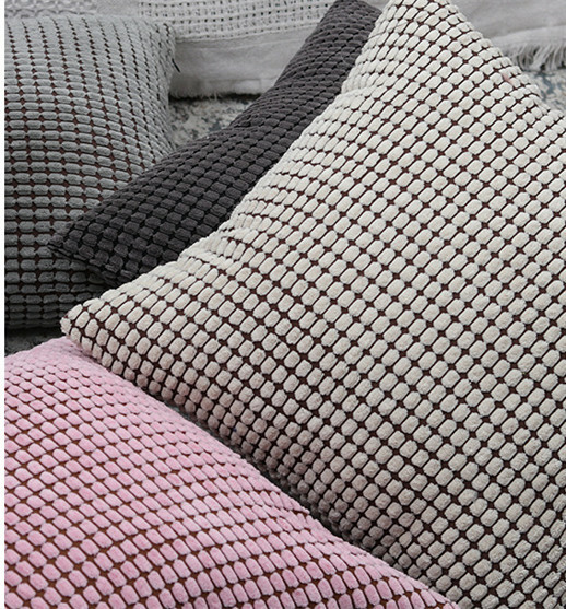 Soft Corduroy Solid Cushion Cover Throw Pillow Cases Home Sofa Bed Decor US gallery