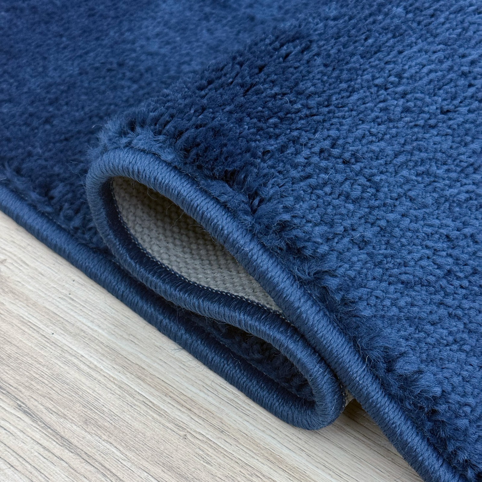 RUG RUNNER Hallway Kitchen Navy Color Soft Touch Custom Length 26" / 30" / 36" gallery