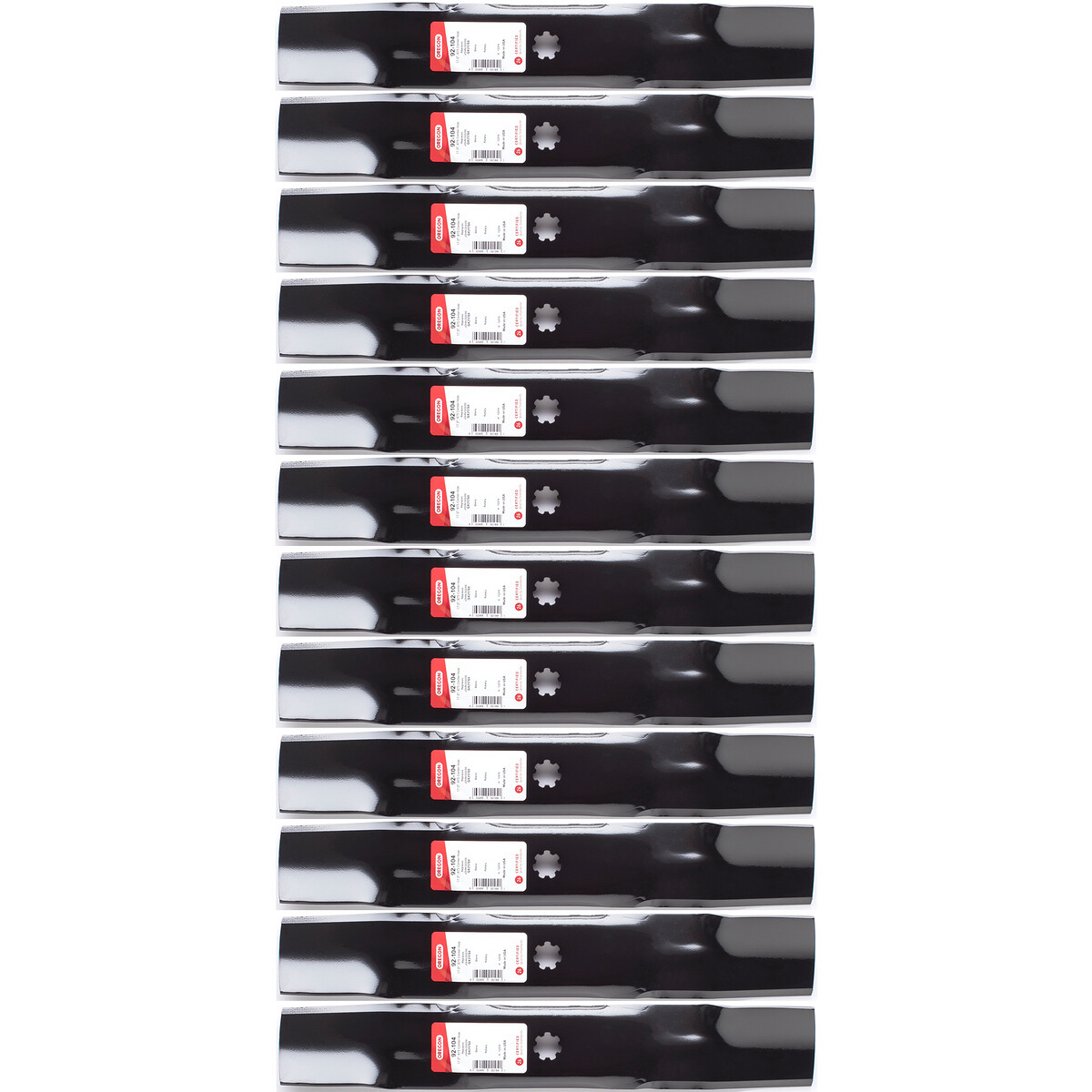 12PK Oregon Replacement Blade for 48" John Deere E140, E150, E160, E170 gallery