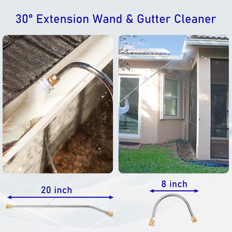 Telescoping Pressure Washer Wand, 20 Feet Aluminum High Power Washer Telescopic gallery